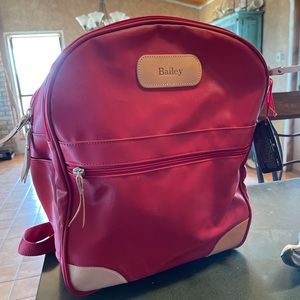 Jon Hart Large Backpack in Red. Brand NWT